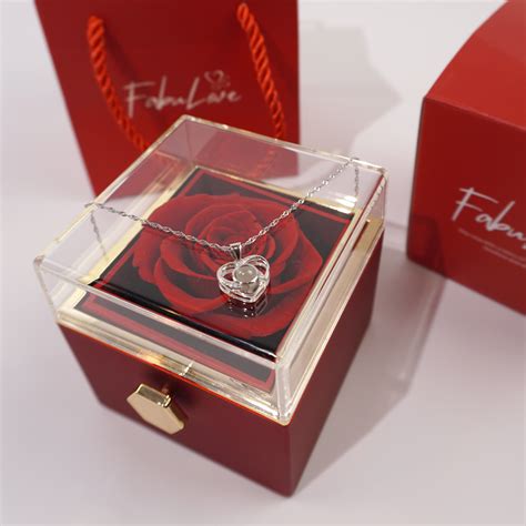 Rotating Eternal Rose Gift Box 